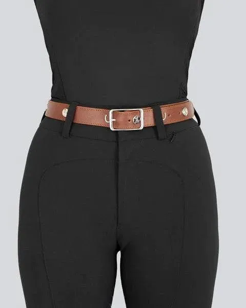 YAGYA - Leather Buckle Belt Black