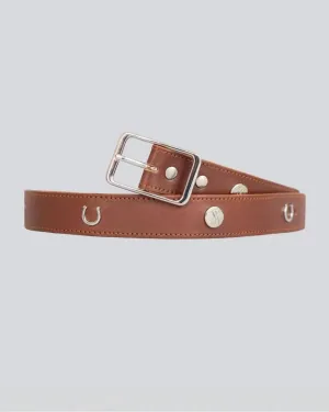 YAGYA - Leather Buckle Belt Black