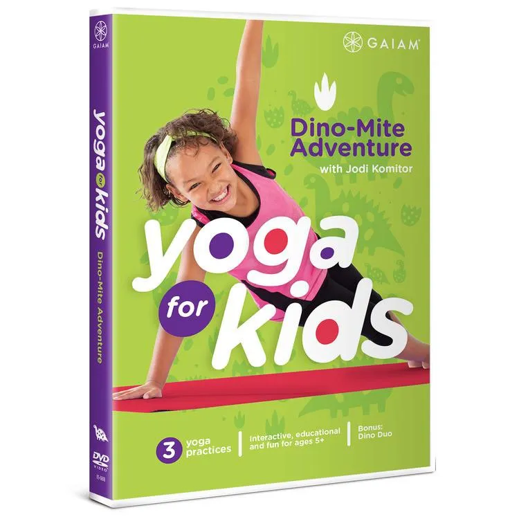 Yoga for Kids: Dino-Mite Adventure for Ages 5  DVD