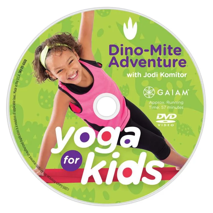Yoga for Kids: Dino-Mite Adventure for Ages 5  DVD